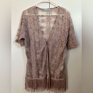 Maurice’s Lace Duster Size M